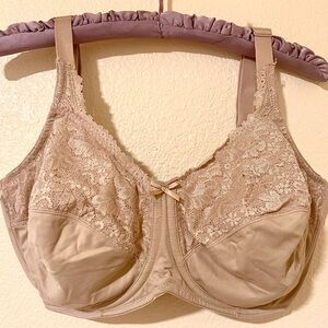 Bali Elegant Lace Women's Bra in Tan